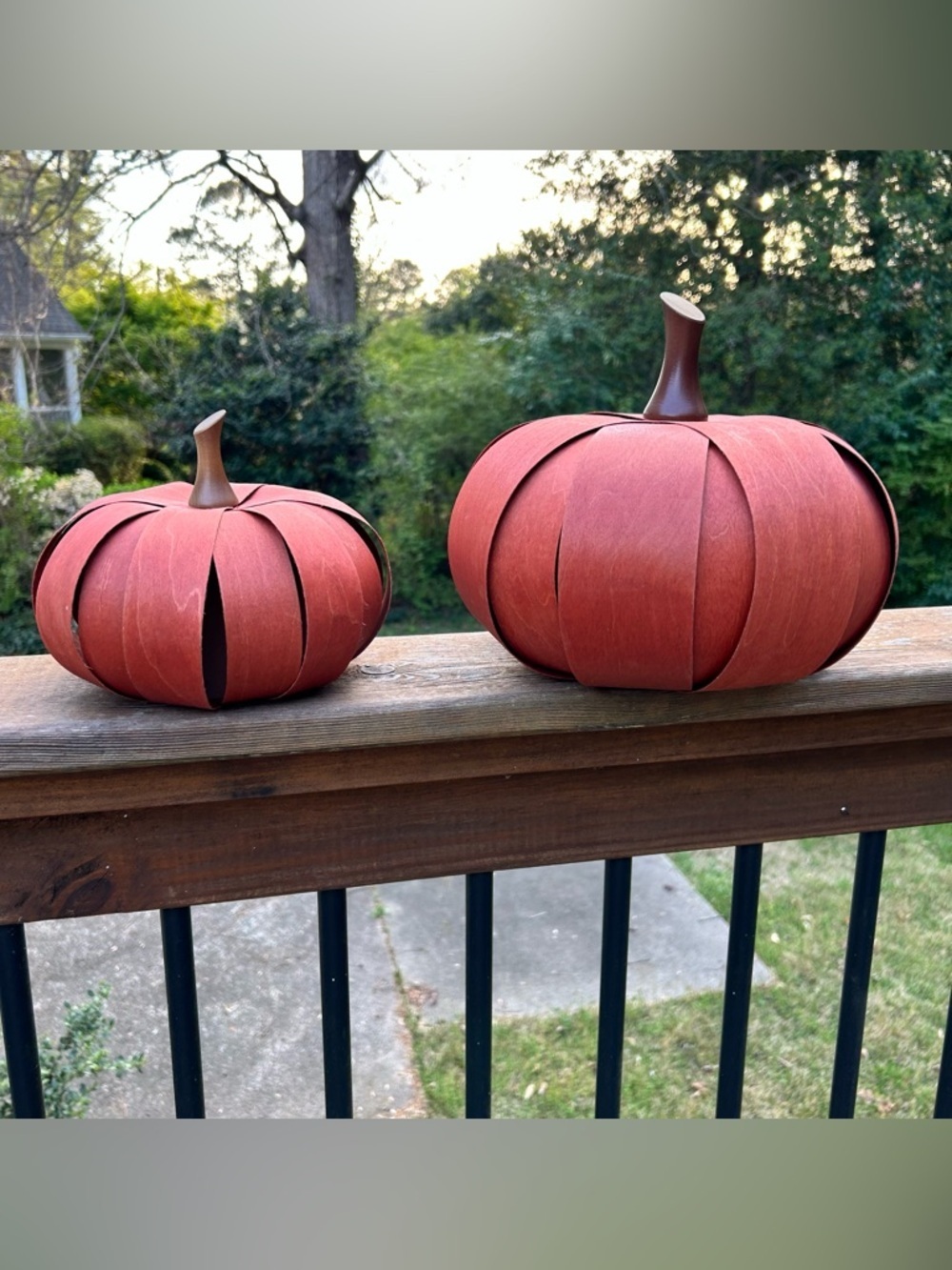 Longaberger maple splint pumpkins 2012 / 2011